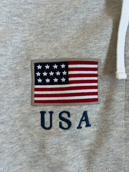 Polo Ralph Lauren Big Pony "USA" Flag Zipper Hoodie