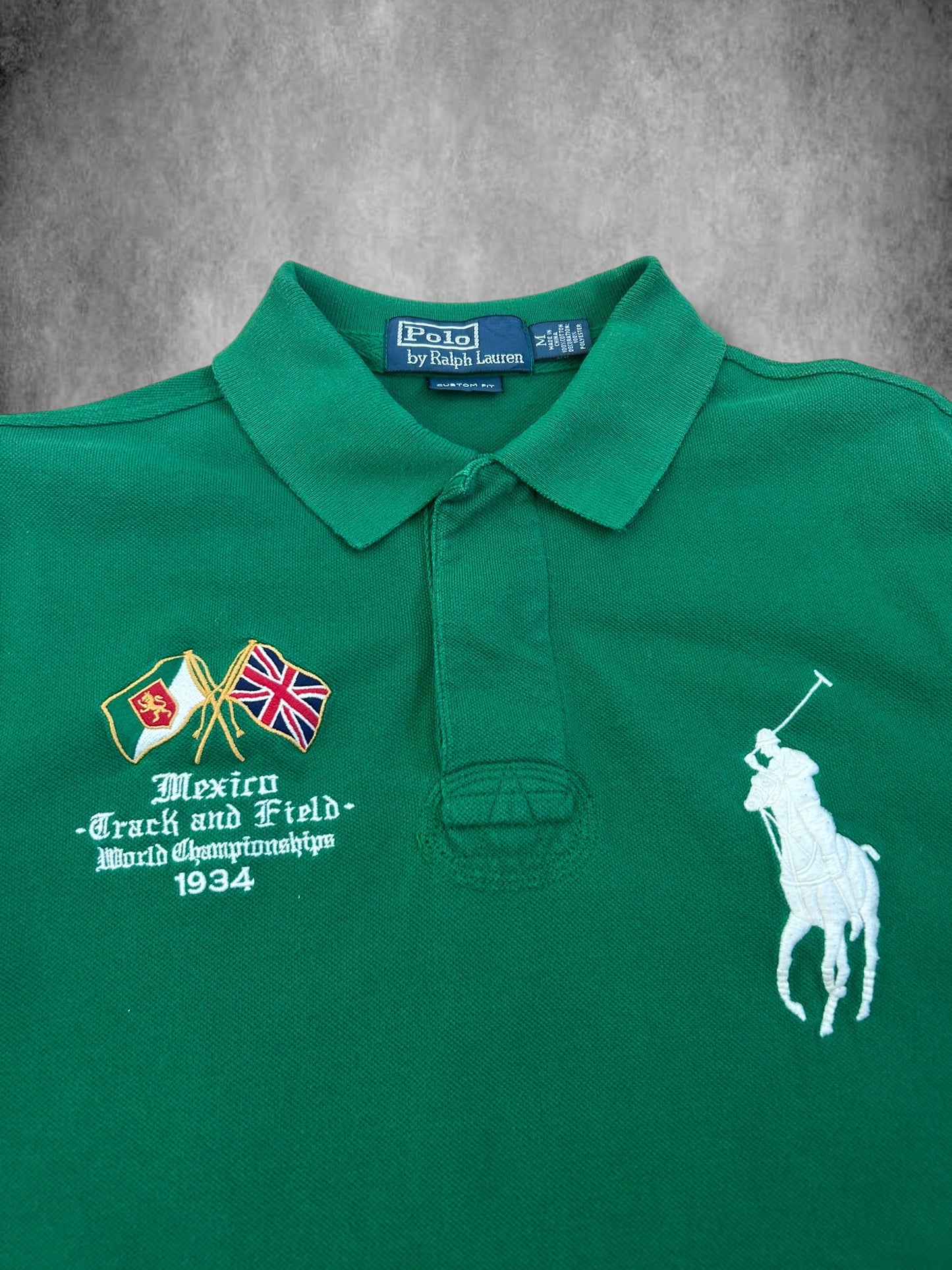 Polo Ralph Lauren Big Pony "MEXICO" Track & Field Polo