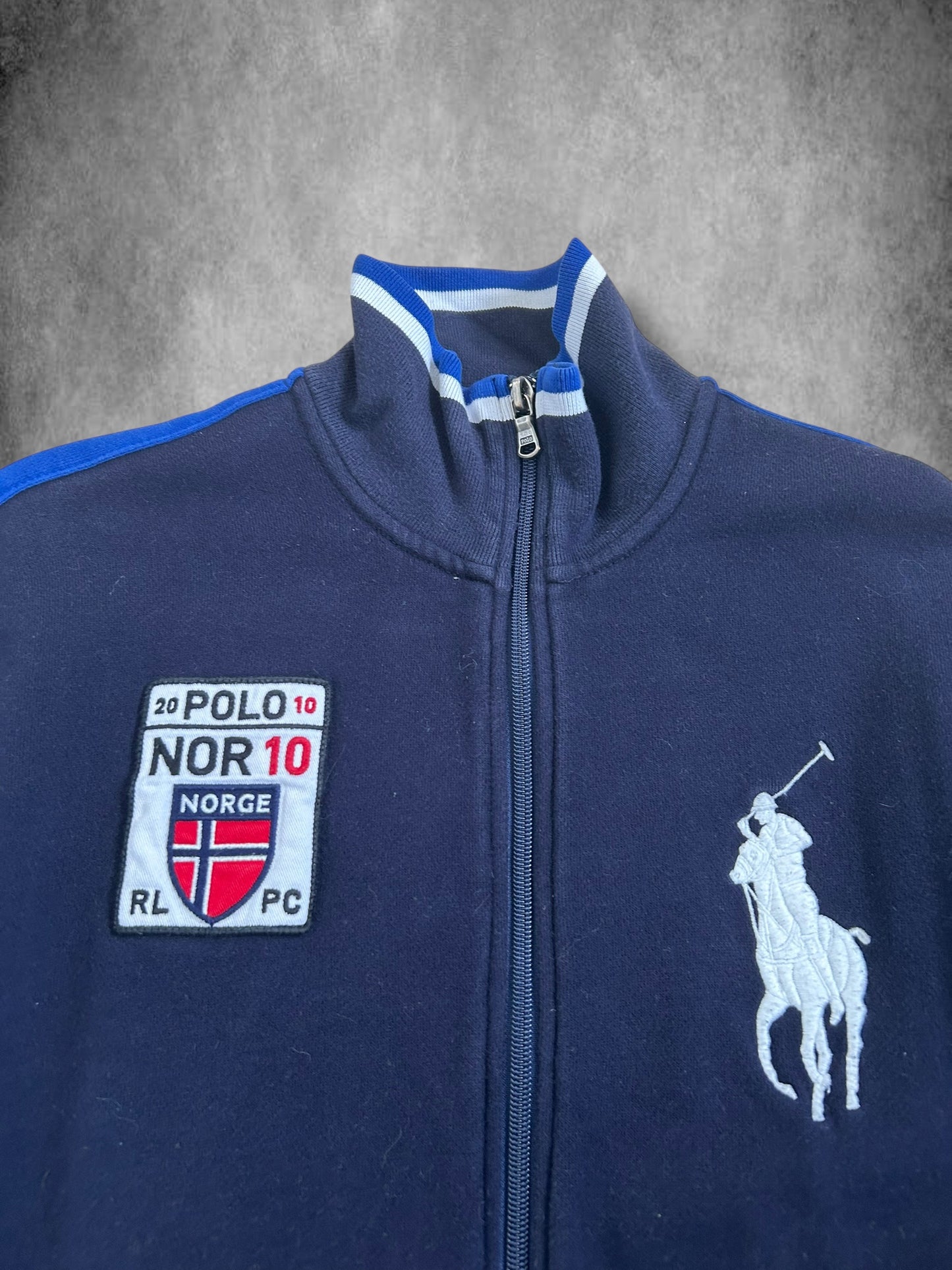 Polo Ralph Lauren Big Pony "NORWAY" Country Zipper Sweater
