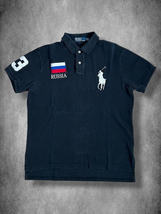 Polo Ralph Lauren Big Pony "RUSSIA" Flag Polo