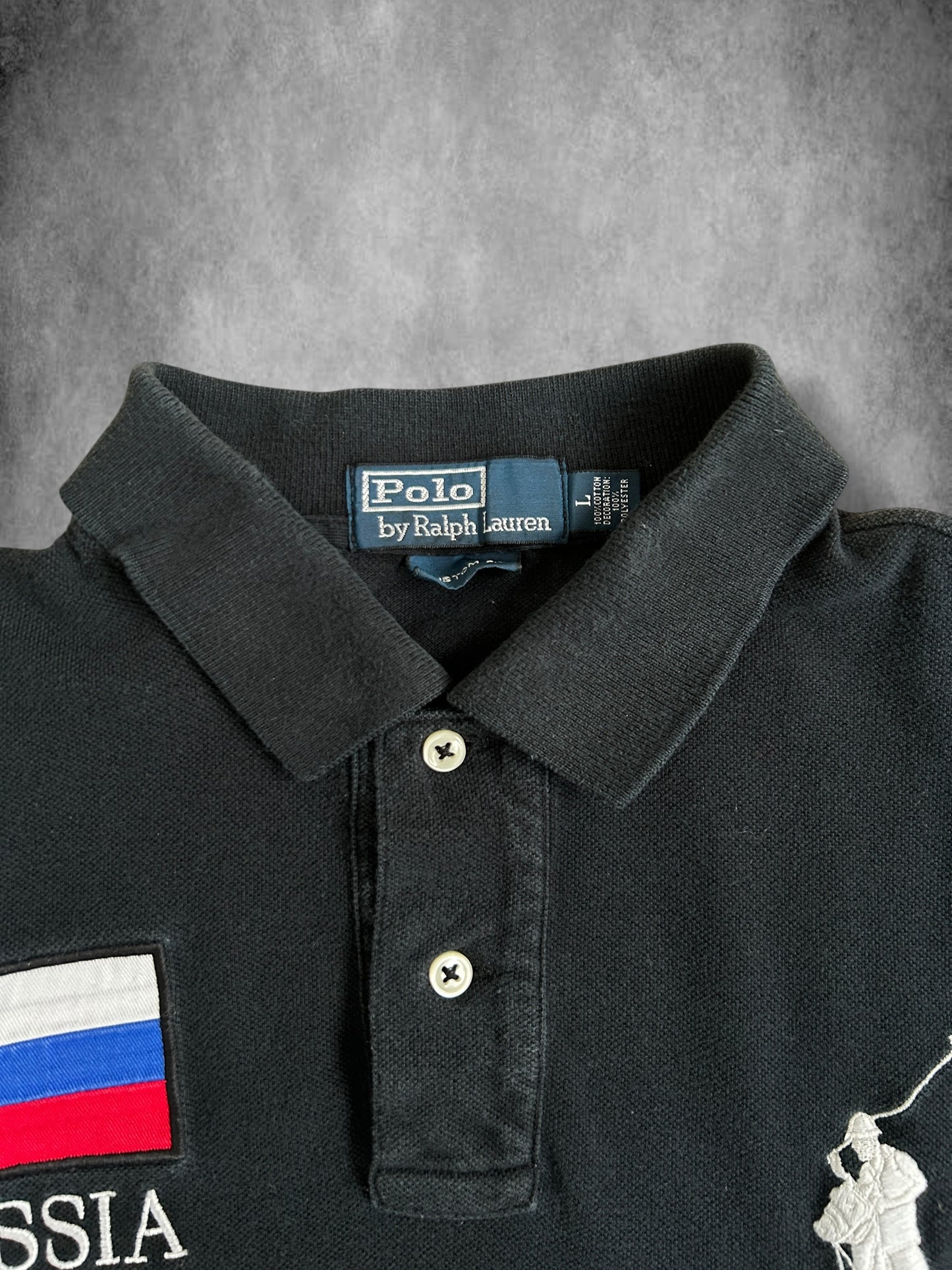 Polo Ralph Lauren Polo con la bandera "RUSSIA" de Big Pony