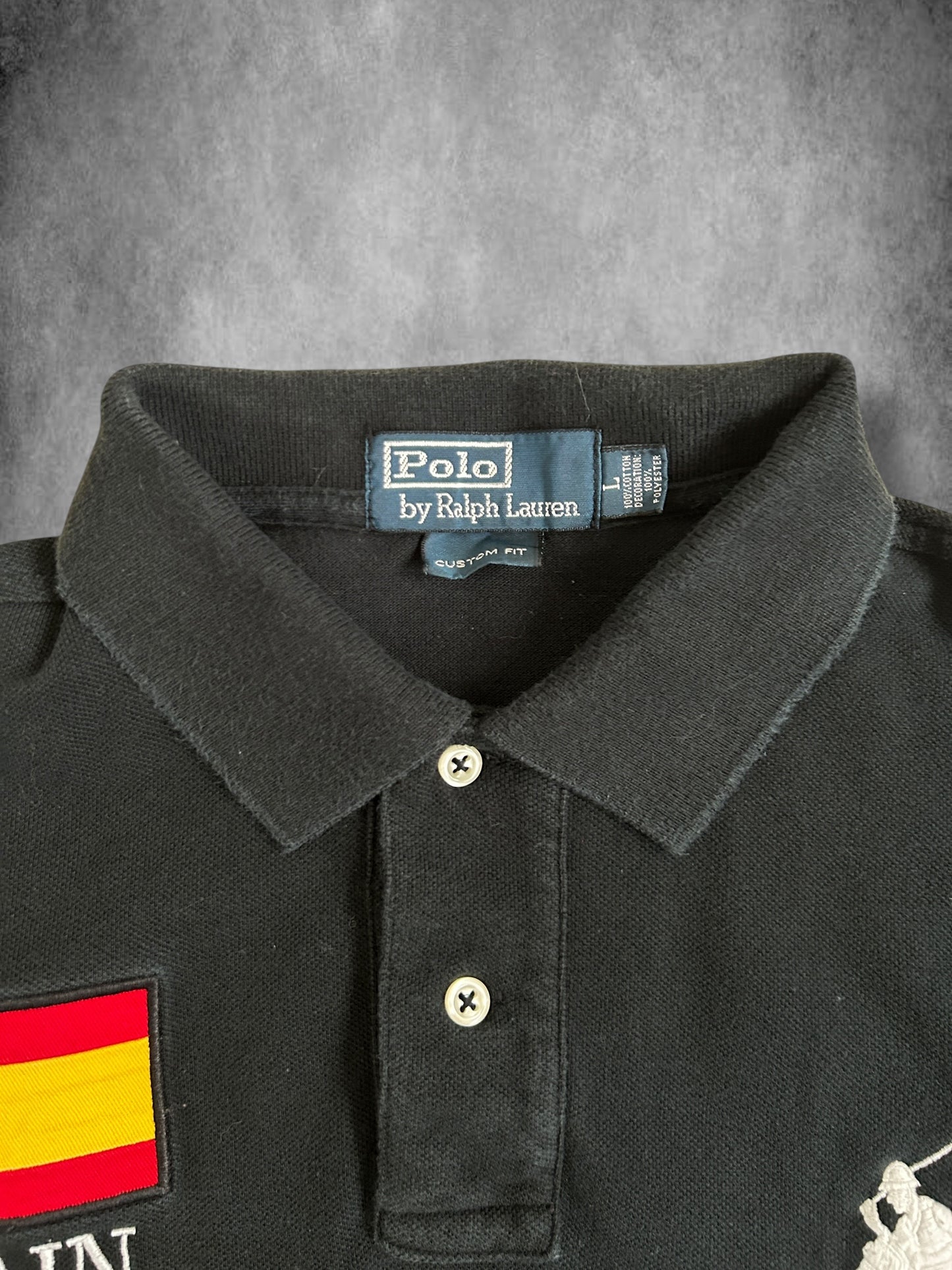Polo Ralph Lauren Big Pony "SPAIN" Flag Polo