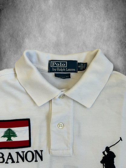 Polo Ralph Lauren Big Pony "LEBANON" Flag Polo