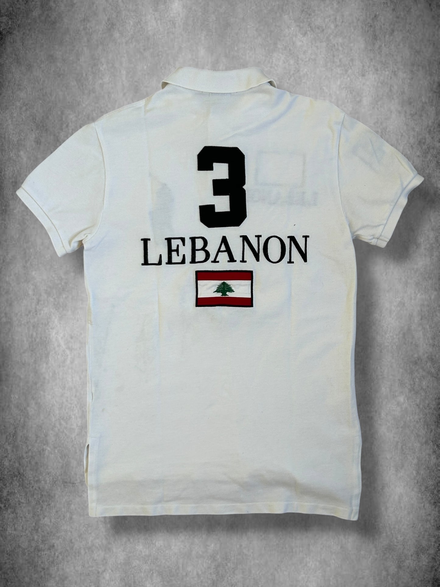 Polo Ralph Lauren Big Pony "LEBANON" Flag Polo