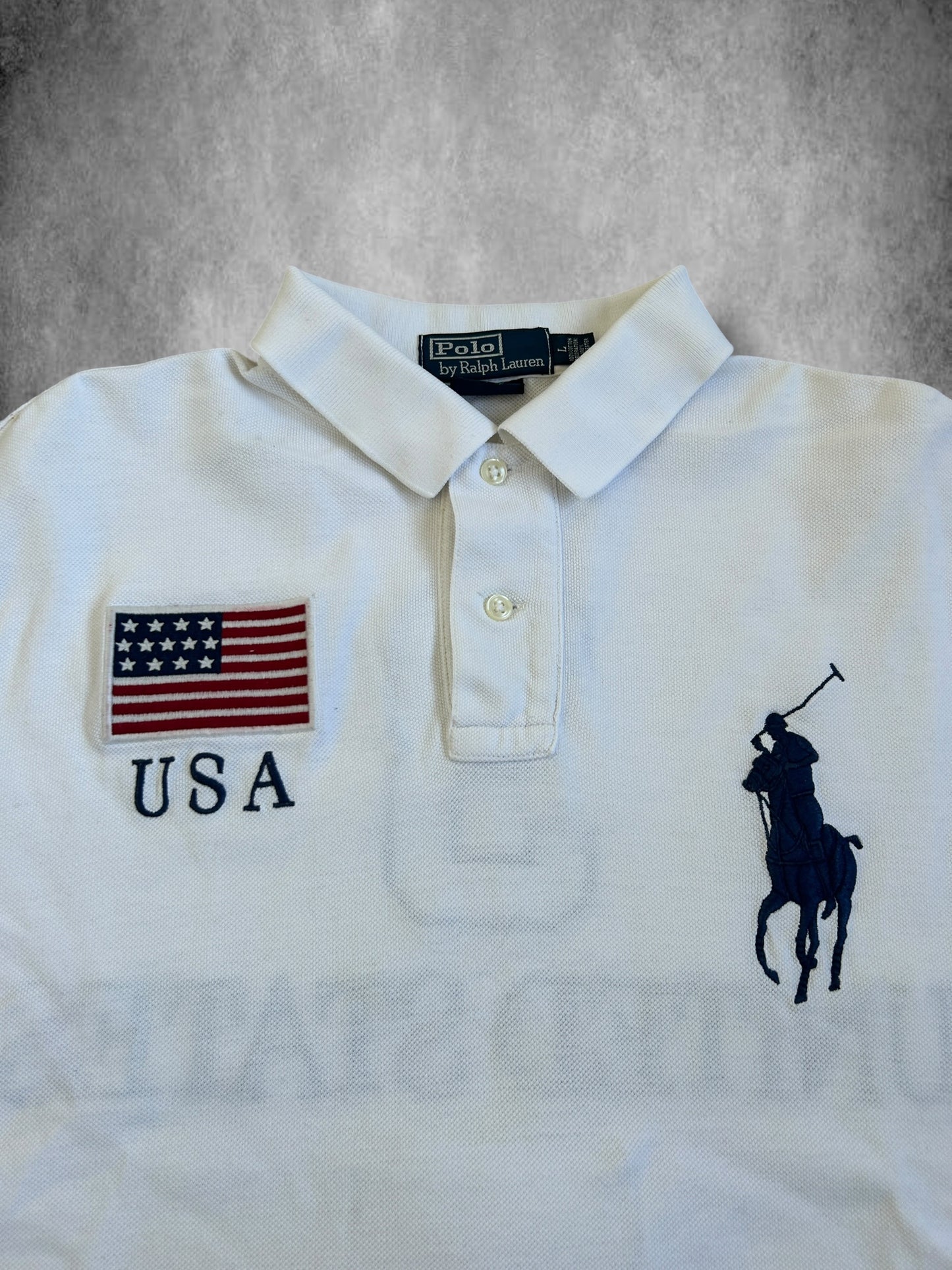 Polo Ralph Lauren Big Pony "USA" Flag Polo