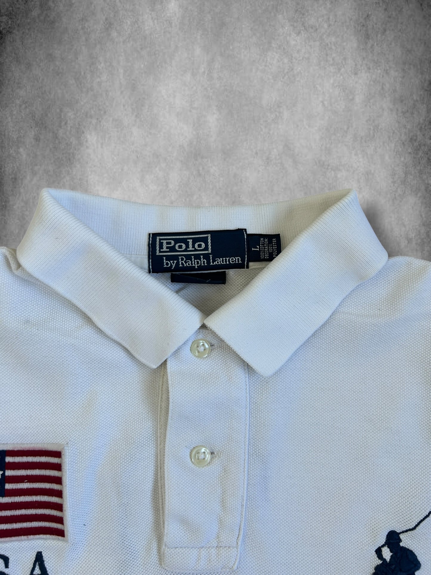 Polo Ralph Lauren Big Pony "USA" Flag Polo