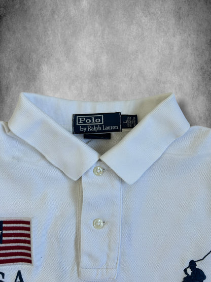 Polo Ralph Lauren Big Pony "USA" Flag Polo