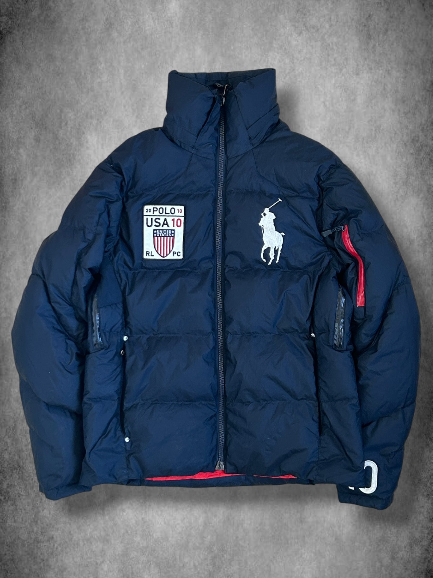Polo Ralph Lauren Big Pony "USA" Country Puffer Jacket
