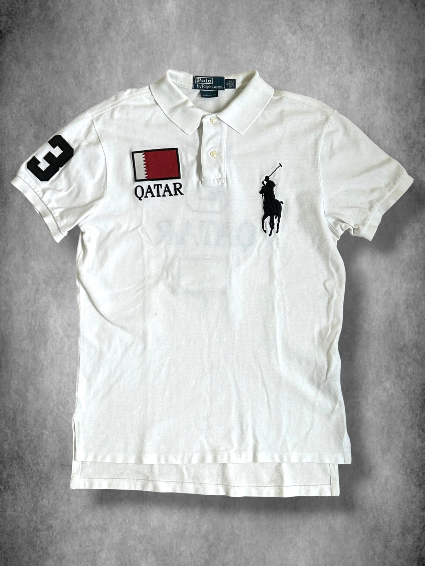 Polo Ralph Lauren Big Pony "QATAR" Flag Polo