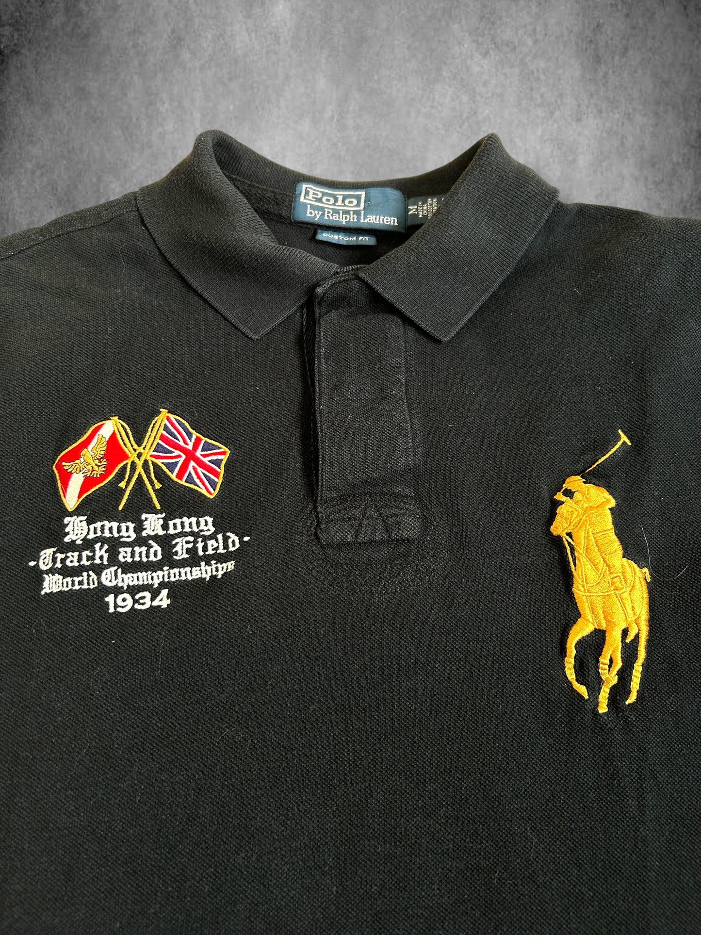 Polo Ralph Lauren Big Pony "HONG KONG" Track & Field Polo