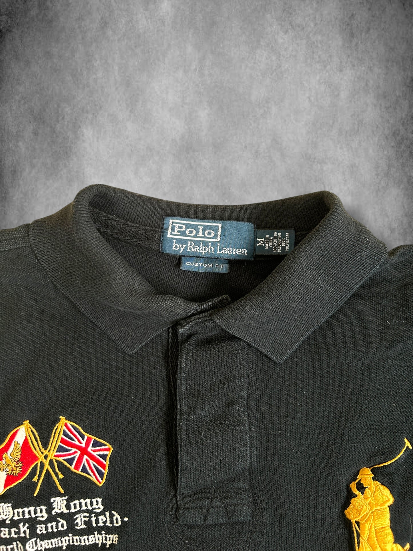 Polo Ralph Lauren Big Pony "HONG KONG" Track & Field Polo