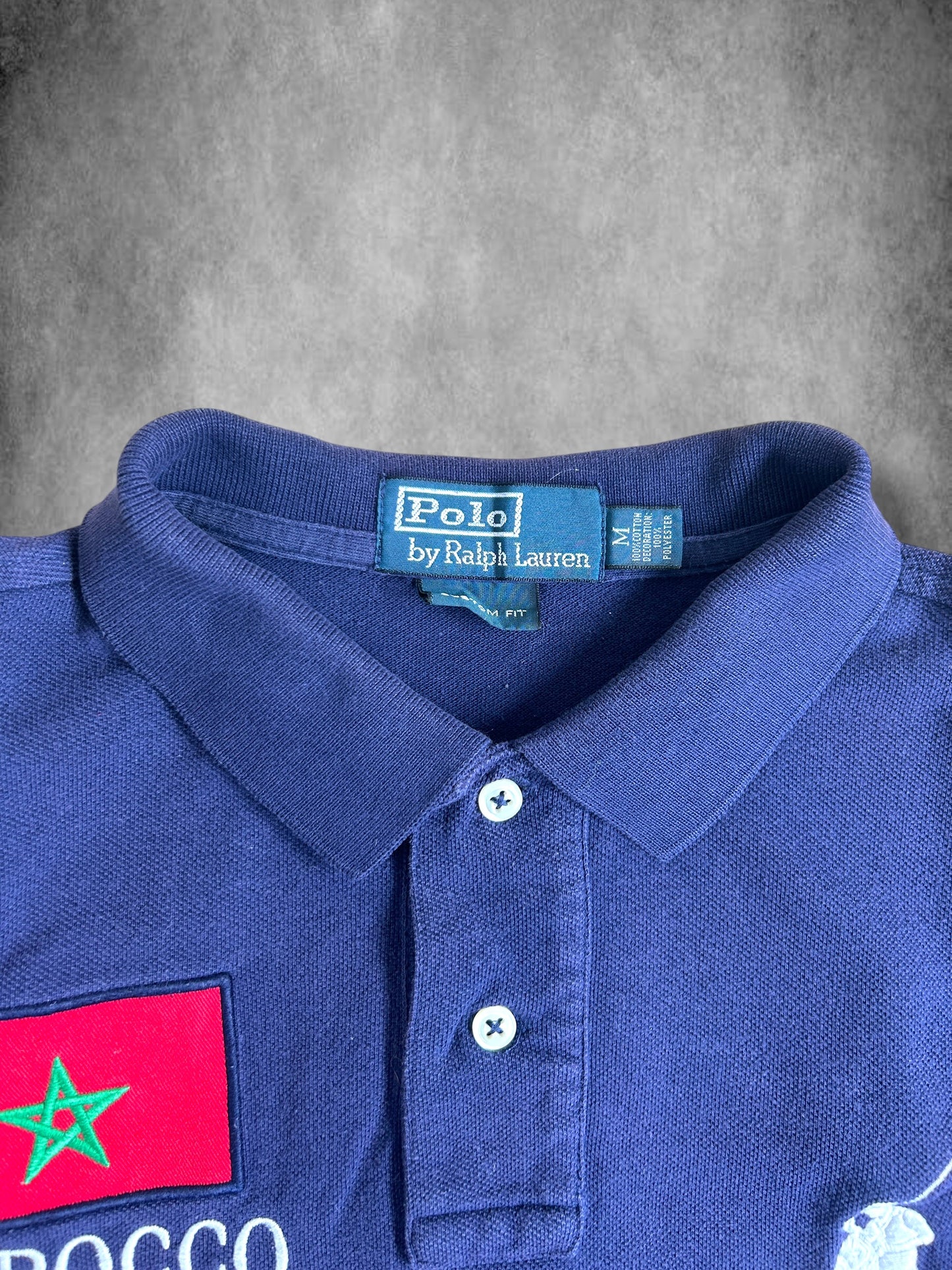 Polo Ralph Lauren Big Pony "MOROCCO" Flag Polo