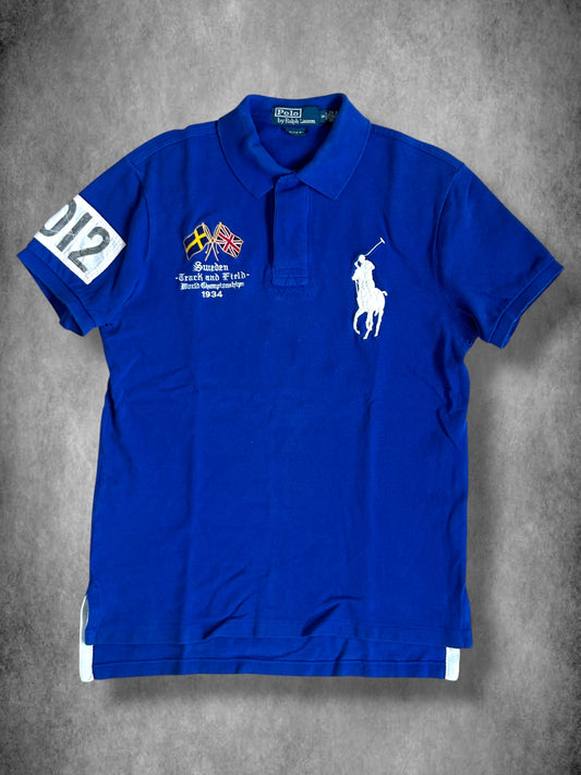 Polo Ralph Lauren Big Pony "SWEDEN" Track & Field Polo