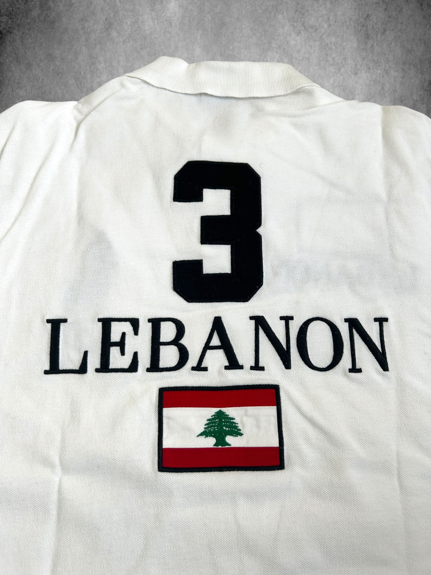 Polo Ralph Lauren Big Pony "LEBANON" Flag Polo