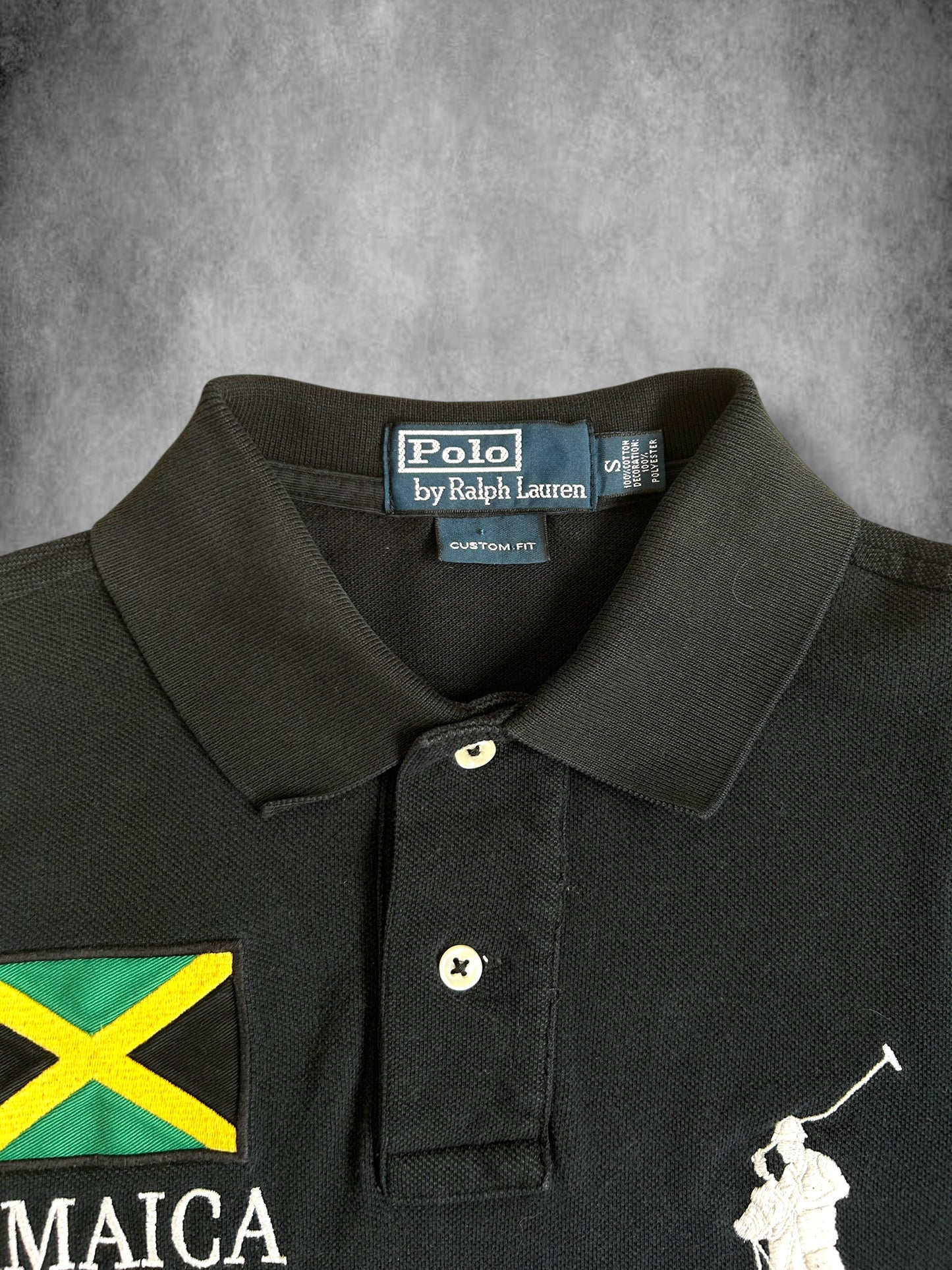 Polo Ralph Lauren Big Pony "JAMAICA" Flag Polo