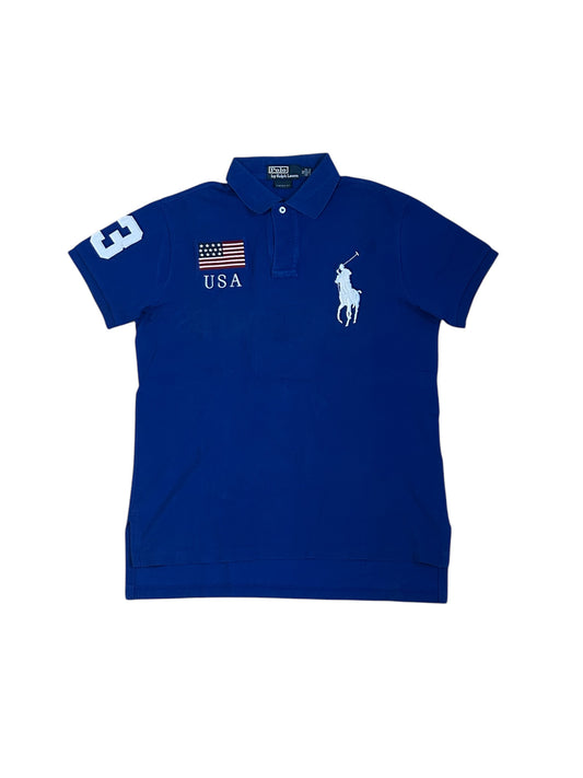 Polo Ralph Lauren Big Pony "United States" Flag Polo