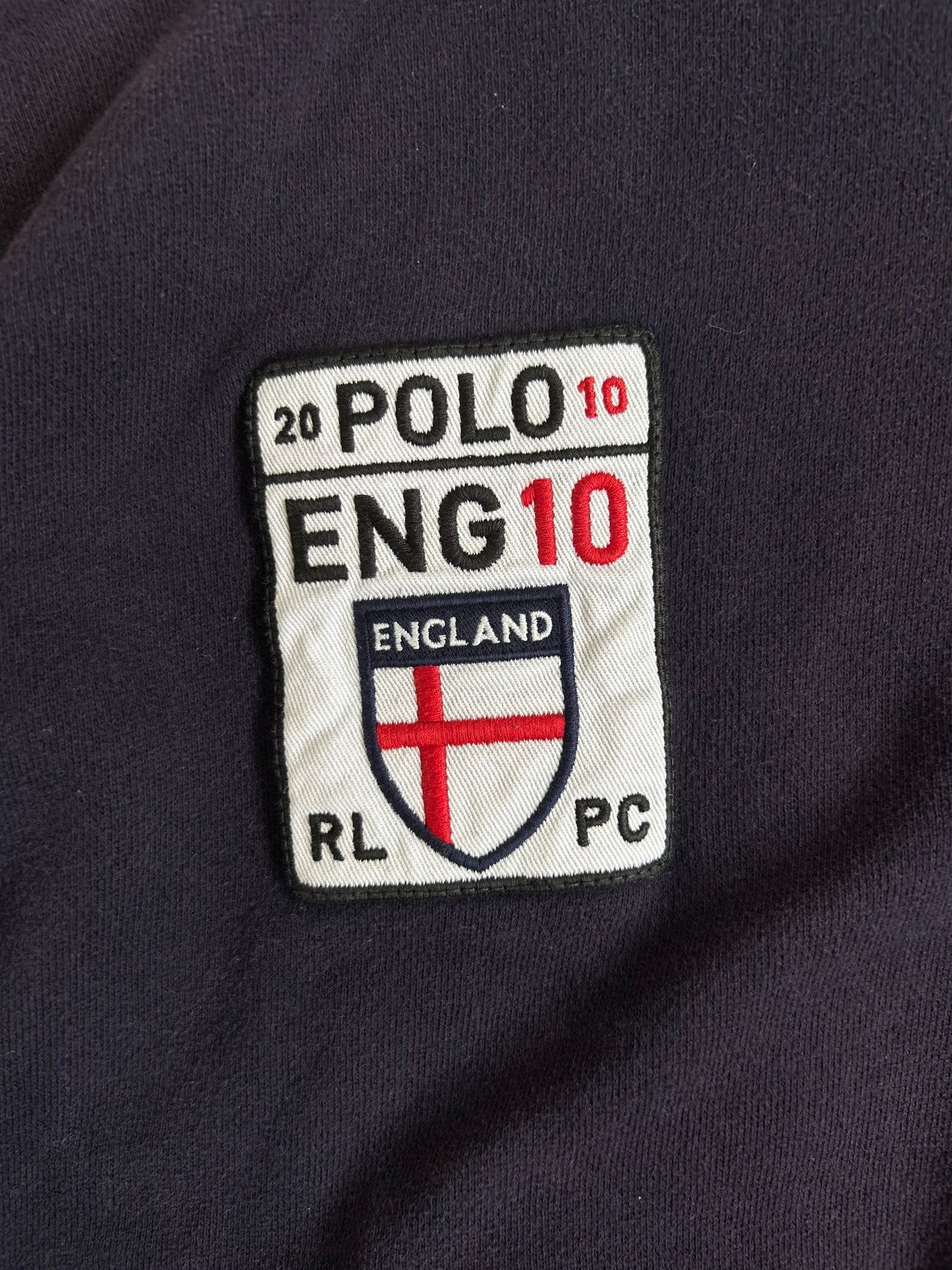 Polo Ralph Lauren Big Pony "ENGLAND" Country Zipper Sweater