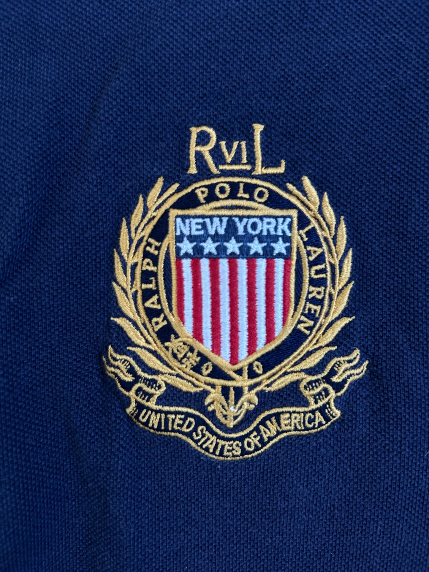 Polo Ralph Lauren Big Pony "NEW YORK" City Longsleeve Polo