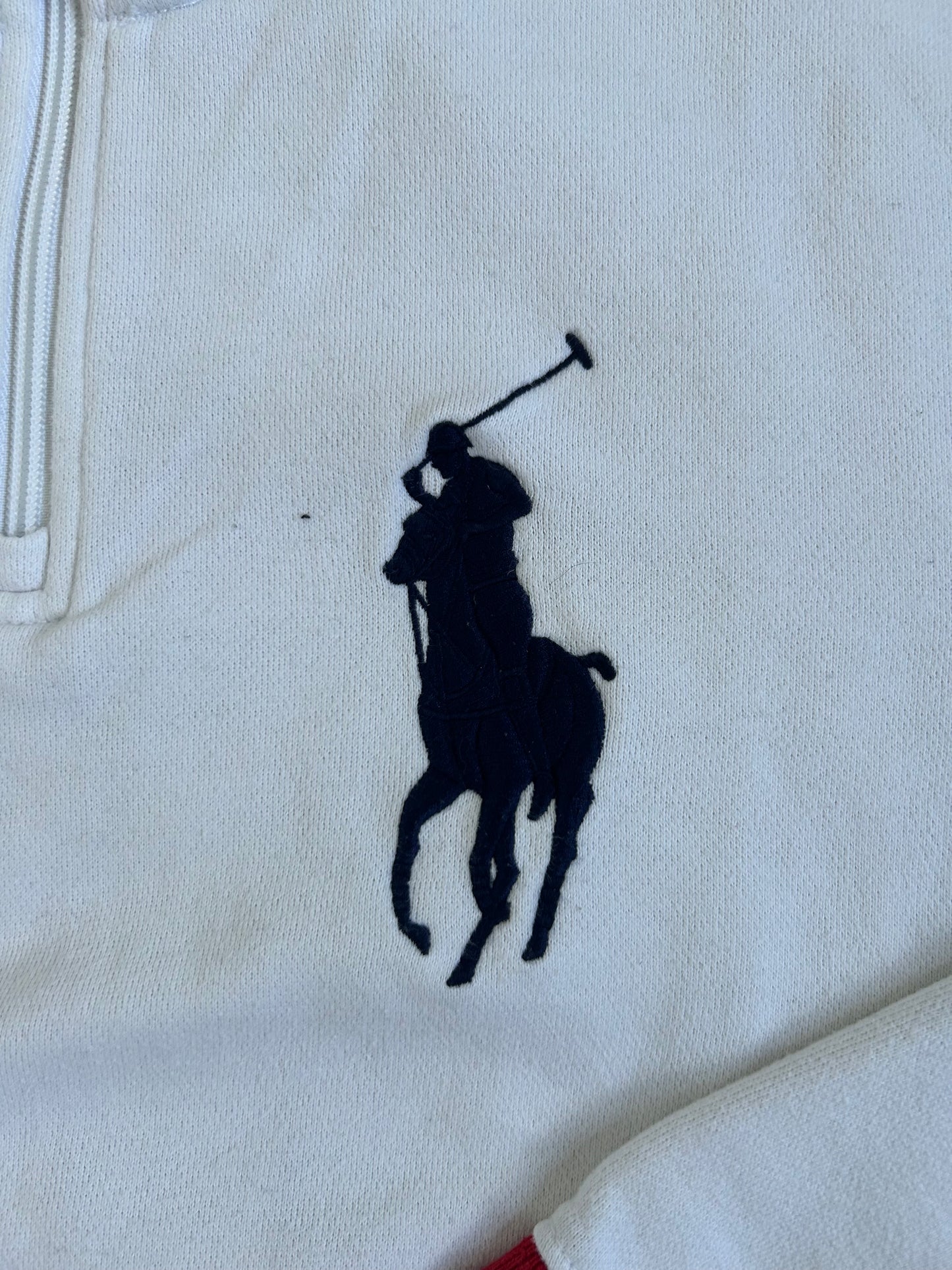 Suéter con cremallera de cuatro puntos Big Pony "USA" County de Polo Ralph Lauren