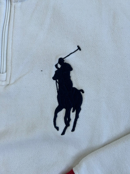 Suéter con cremallera de cuatro puntos Big Pony "USA" County de Polo Ralph Lauren