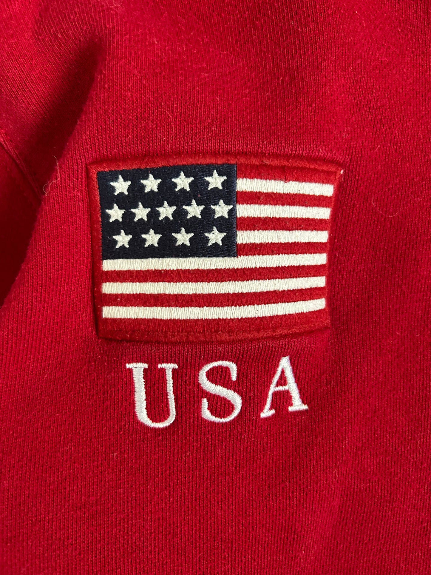 Polo Ralph Lauren Big Pony "USA" Flag Zipper Hoodie