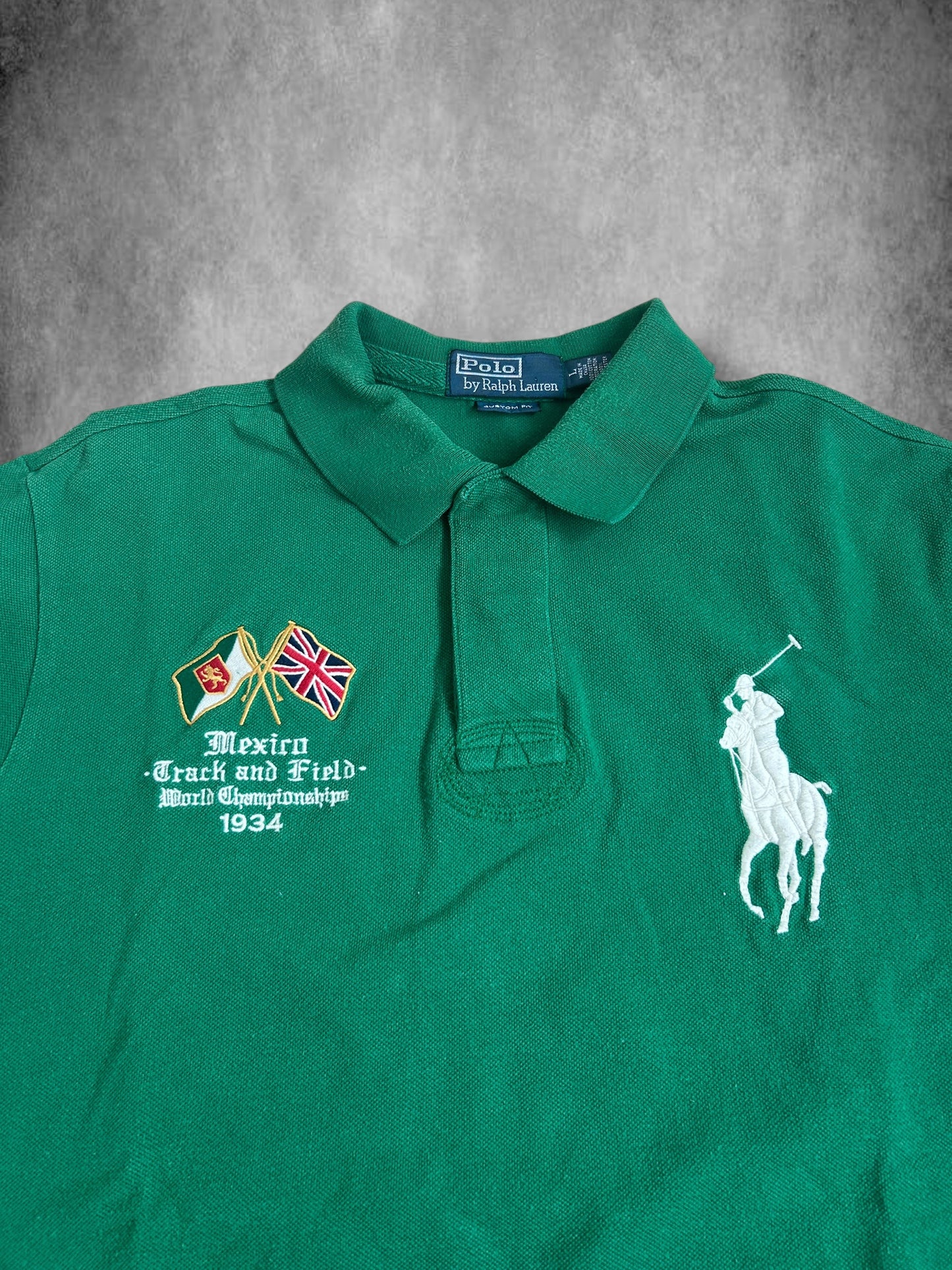 Polo Ralph Lauren Big Pony "MEXICO" Track & Field Polo