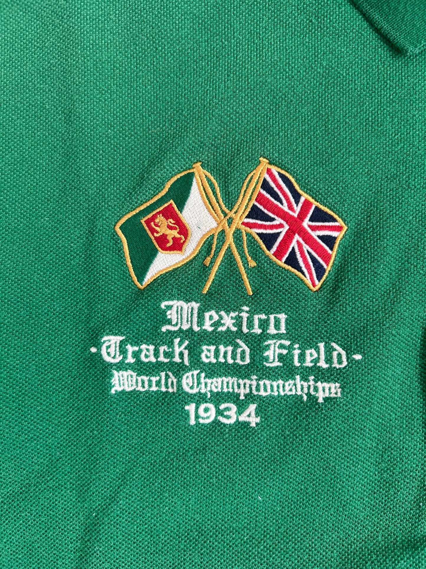 Polo Ralph Lauren Big Pony "MEXICO" Track & Field Polo