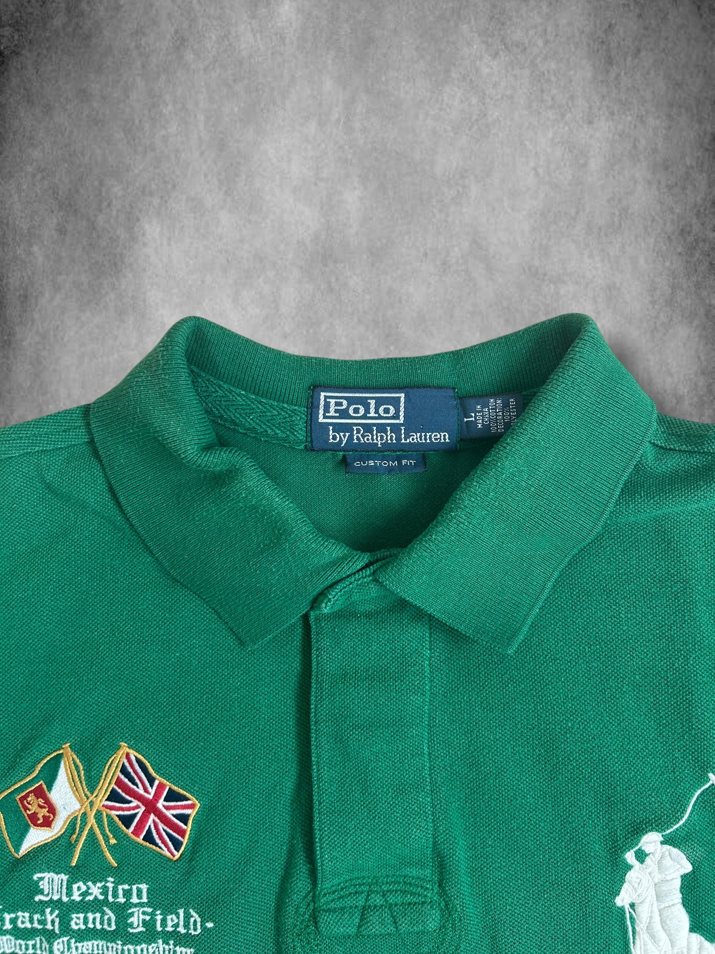 Polo Ralph Lauren Big Pony "MEXICO" Track & Field Polo