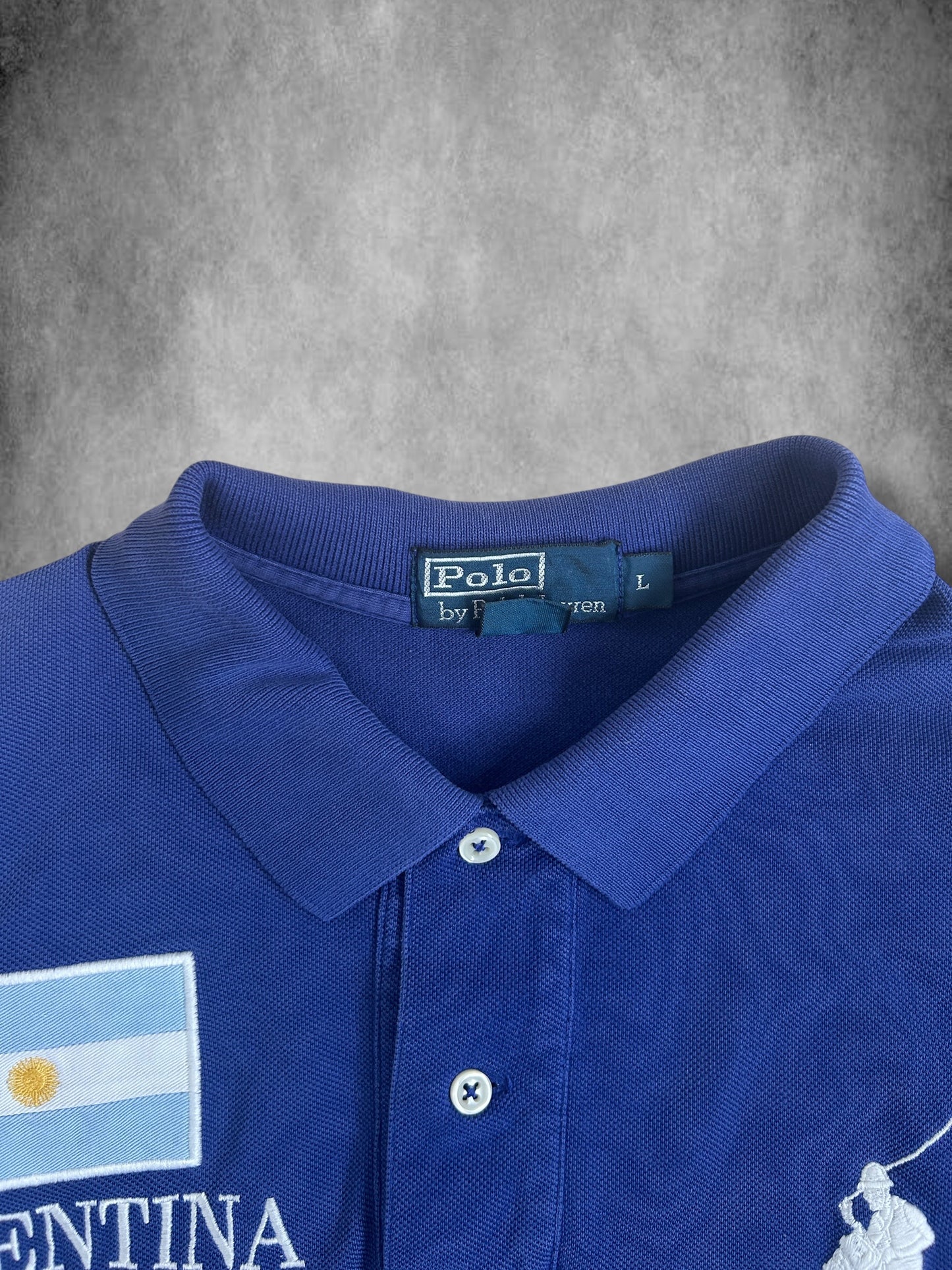Polo Ralph Lauren Big Pony "ARGENTINA" Flag Polo