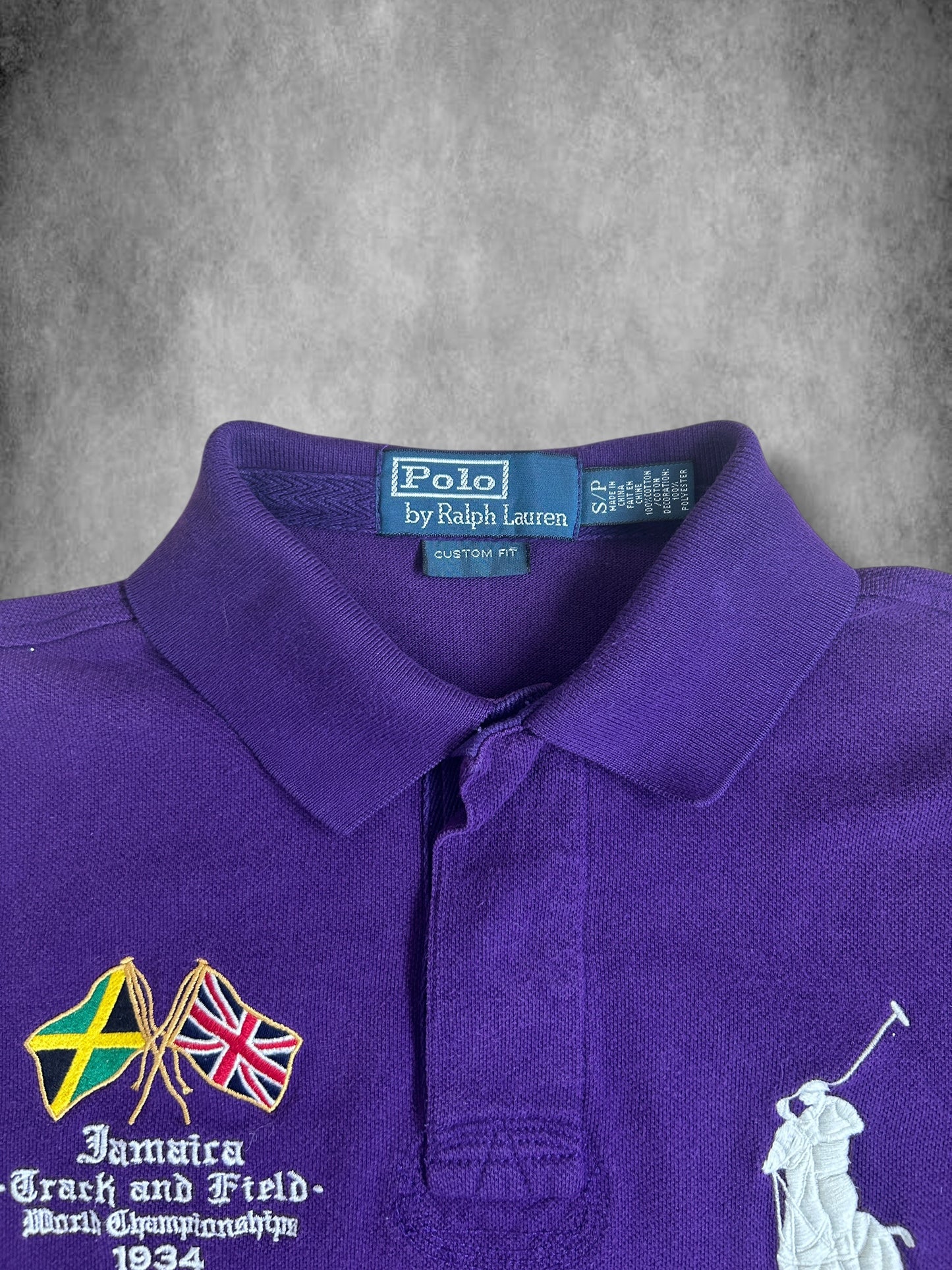Polo Ralph Lauren Big Pony "JAMAICA" Track & Field Polo