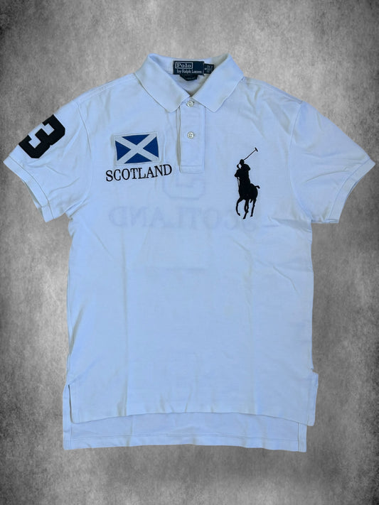 Polo Ralph Lauren Big Pony "SCOTLAND" Flag Polo