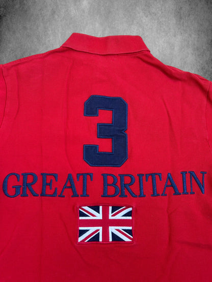 Polo Ralph Lauren Big Pony "GREAT BRITAIN" Flag Polo