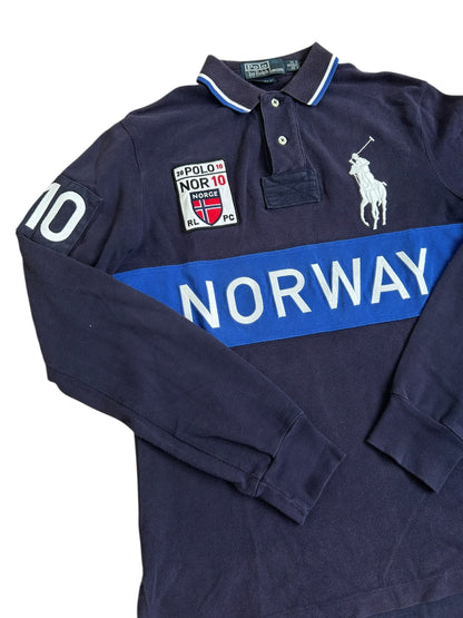 Polo Ralph Lauren Big Pony "NORWAY" Country Longsleeve Polo