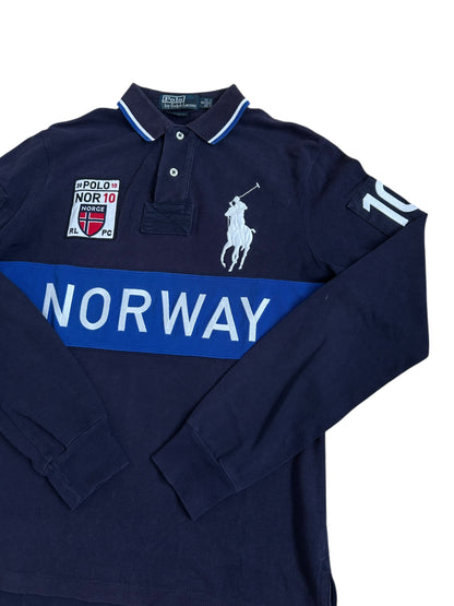Polo Ralph Lauren Big Pony "NORWAY" Country Longsleeve Polo