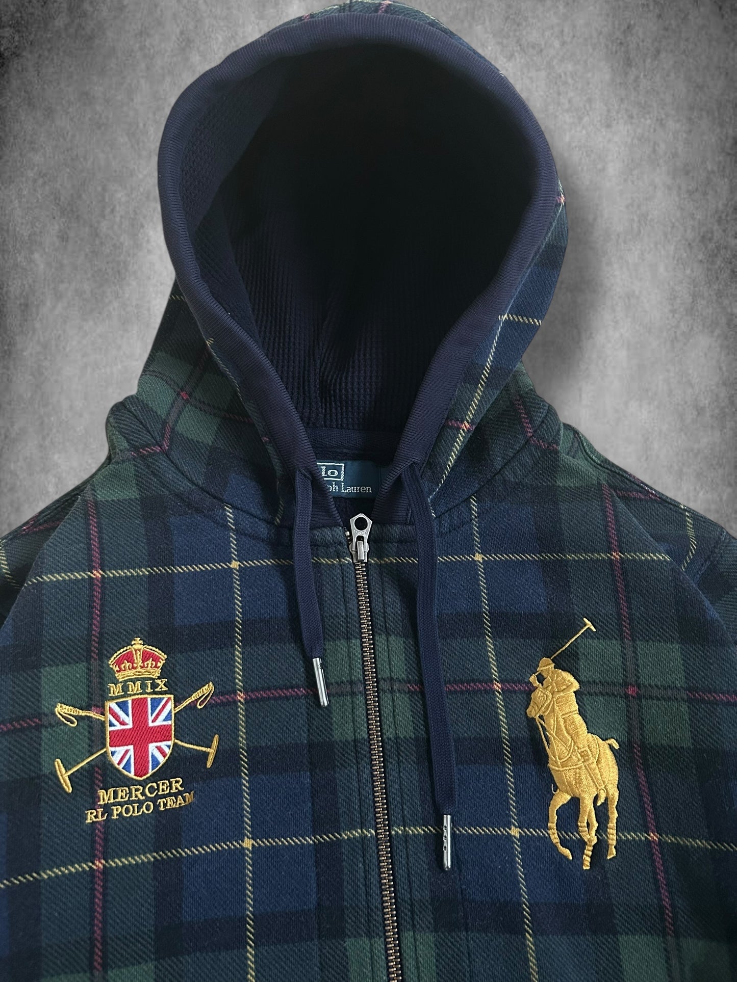 Sudadera con capucha y cremallera "MERCER" Big Pony de Polo Ralph Lauren