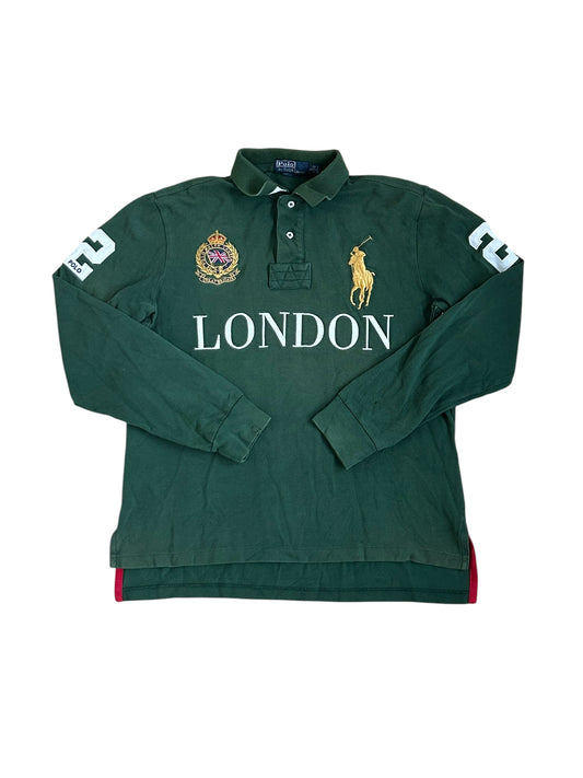 Polo Ralph Lauren Big Pony "London" City Longsleeve Polo