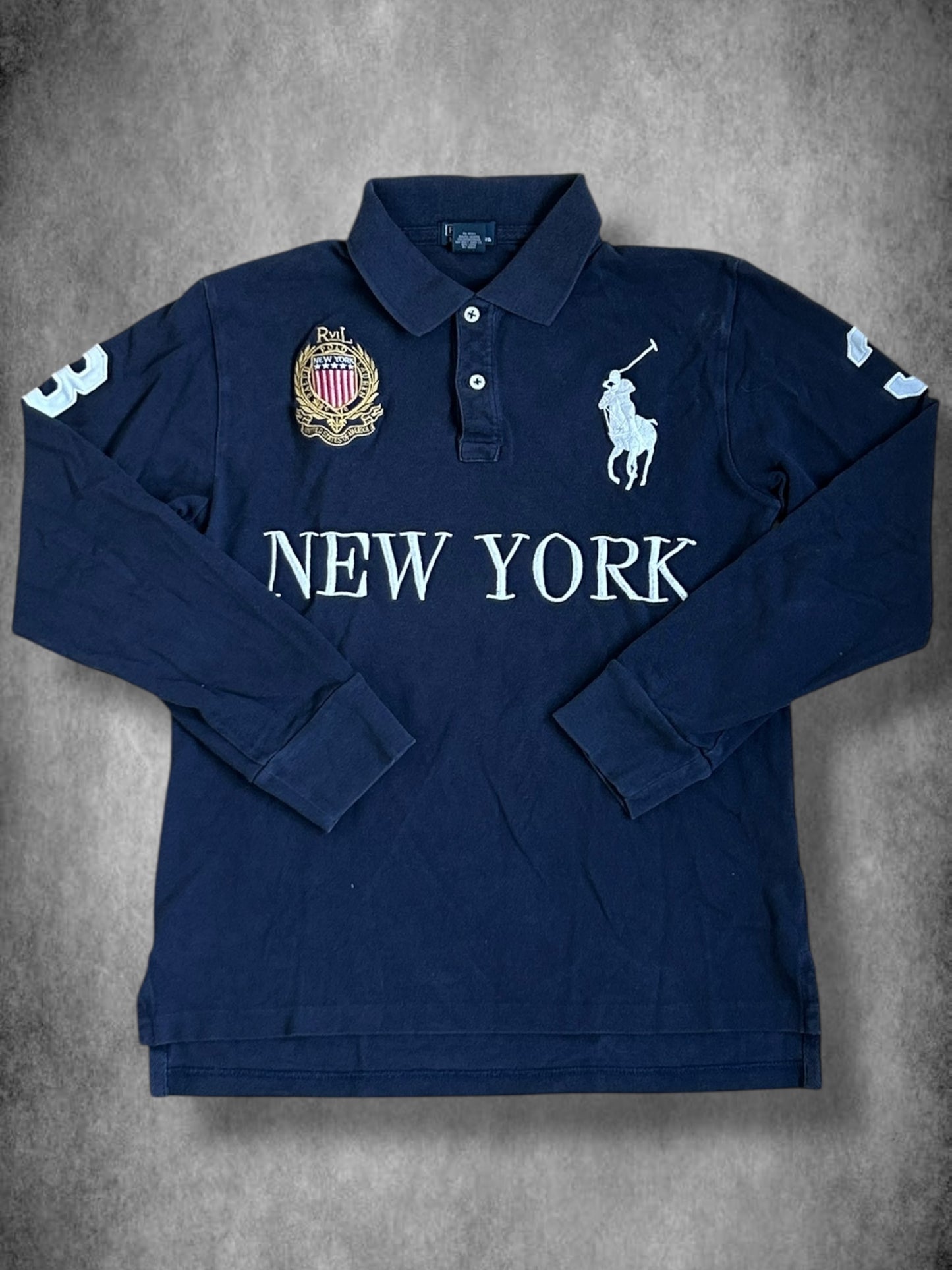 Polo Ralph Lauren Big Pony "NEW YORK" de manga larga