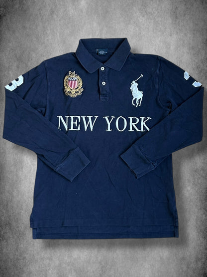 Polo Ralph Lauren Big Pony "NEW YORK" de manga larga