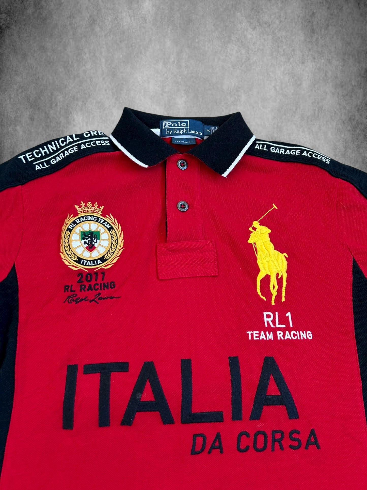 Polo Ralph Lauren Big Pony "ITALIA" RL Racing Polo