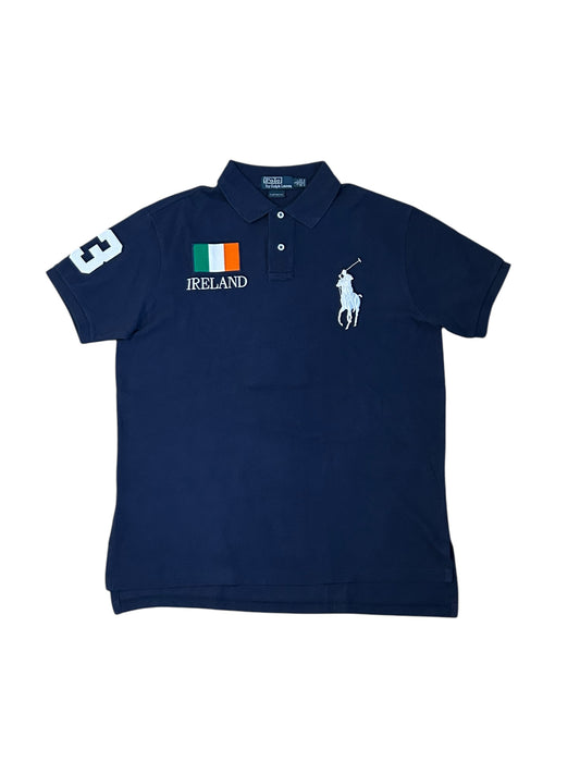 Polo Ralph Lauren Big Pony con bandera de Irlanda