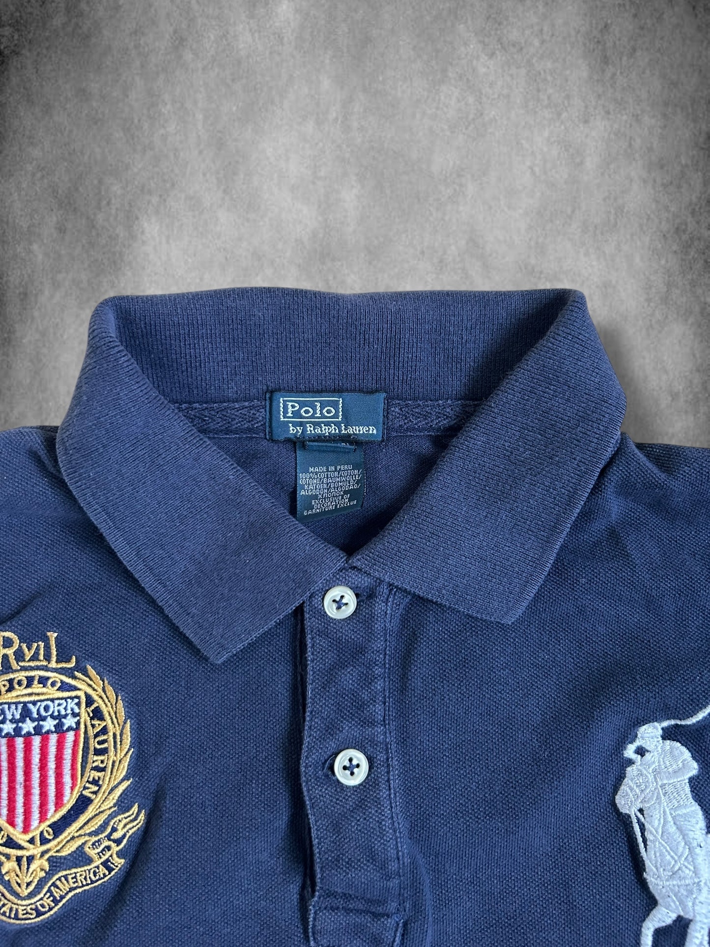 Polo Ralph Lauren Big Pony "NEW YORK" de manga larga