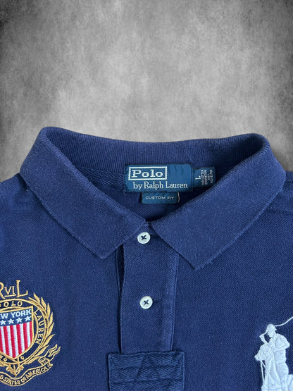 Polo Ralph Lauren Big Pony "NEW YORK" Longsleeve City Polo