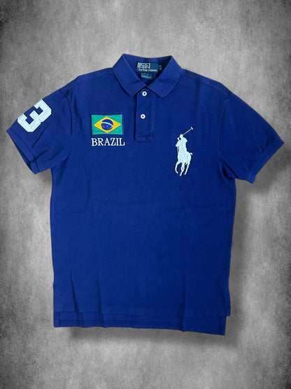 Polo Ralph Lauren Big Pony "BRAZIL" Flag Polo