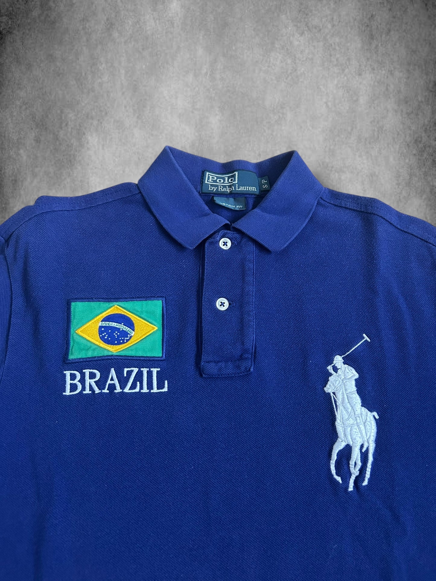 Polo Ralph Lauren Big Pony "BRAZIL" Flag Polo