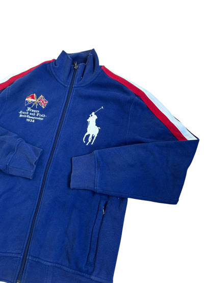 Pull zippé d'athlétisme Polo Ralph Lauren Big Pony « France »