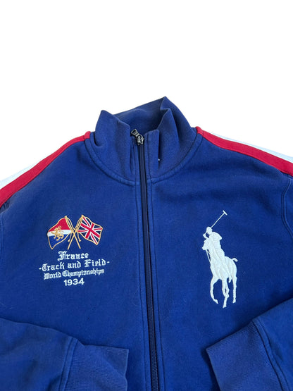 Pull zippé d'athlétisme Polo Ralph Lauren Big Pony « France »