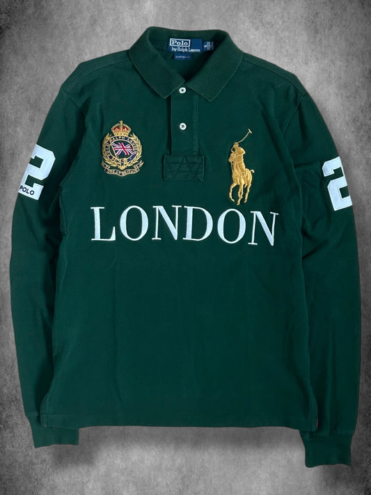 Polo Ralph Lauren Big Pony "LONDON" City Longsleeve Polo