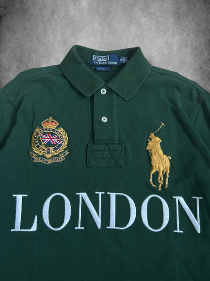 Polo Ralph Lauren Big Pony "LONDON" City Longsleeve Polo