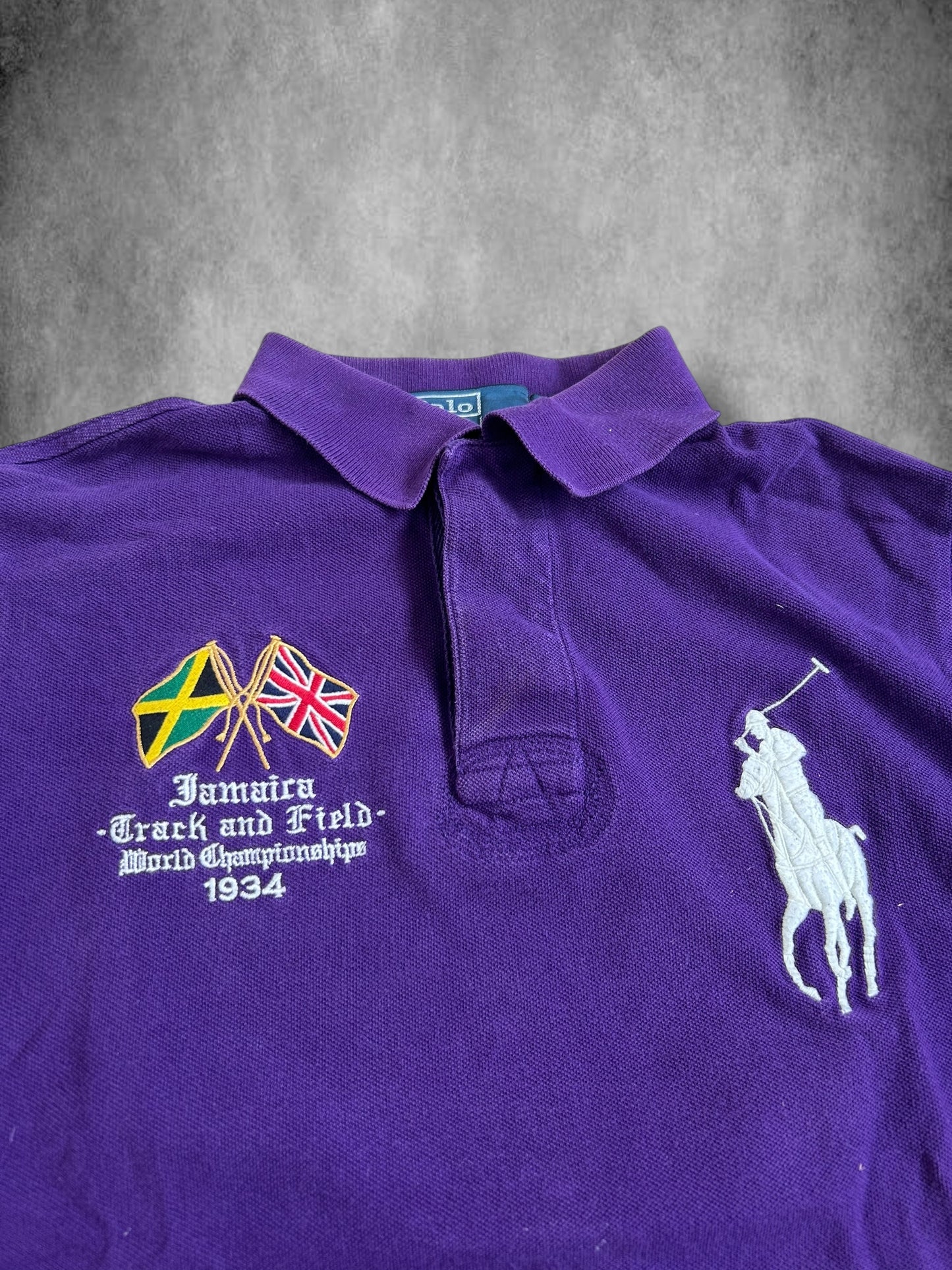 Polo Ralph Lauren Big Pony "JAMAICA" Track & Field Polo