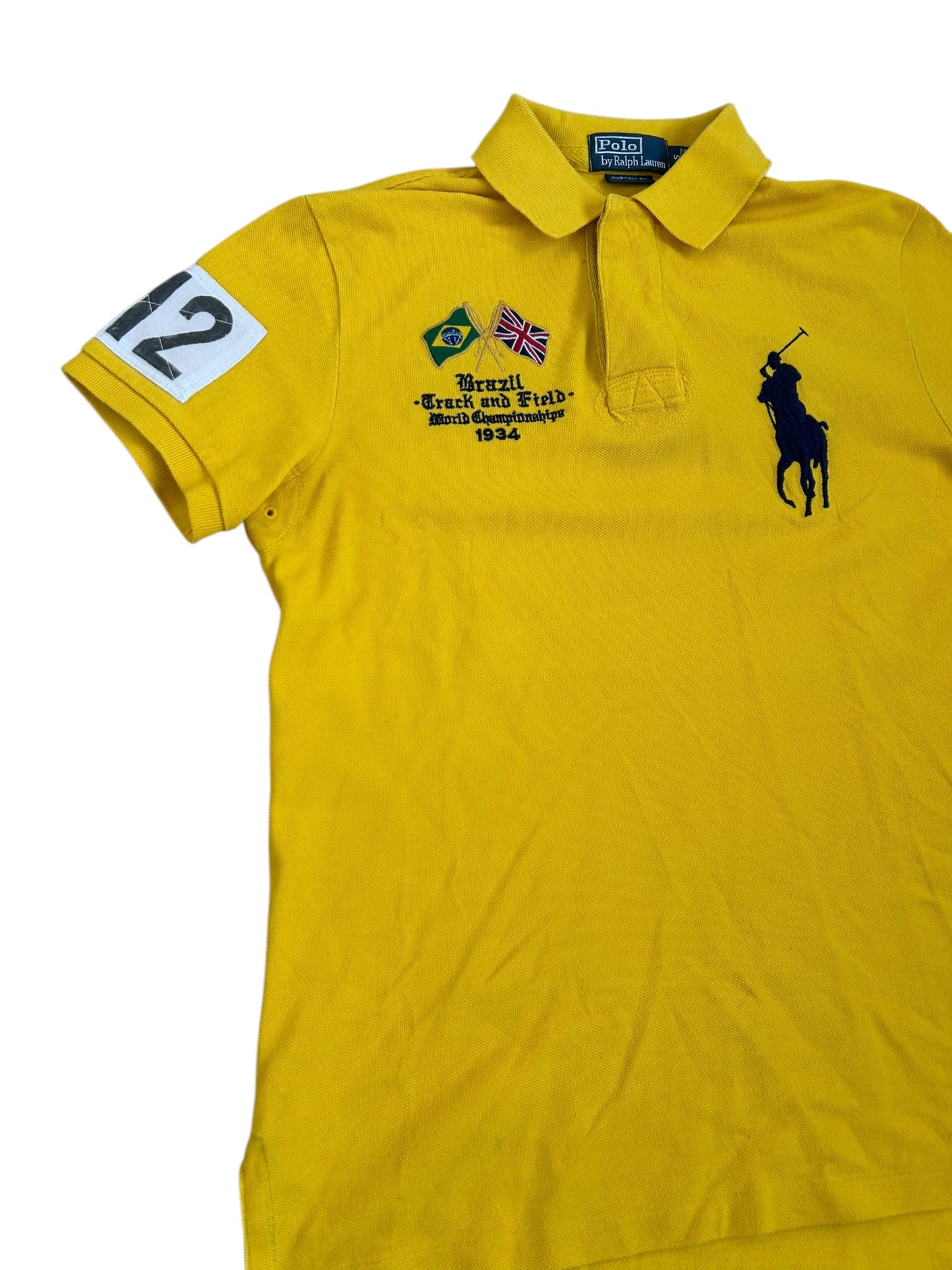 Polo Ralph Lauren Big Pony "Brazil" Track & Field Polo